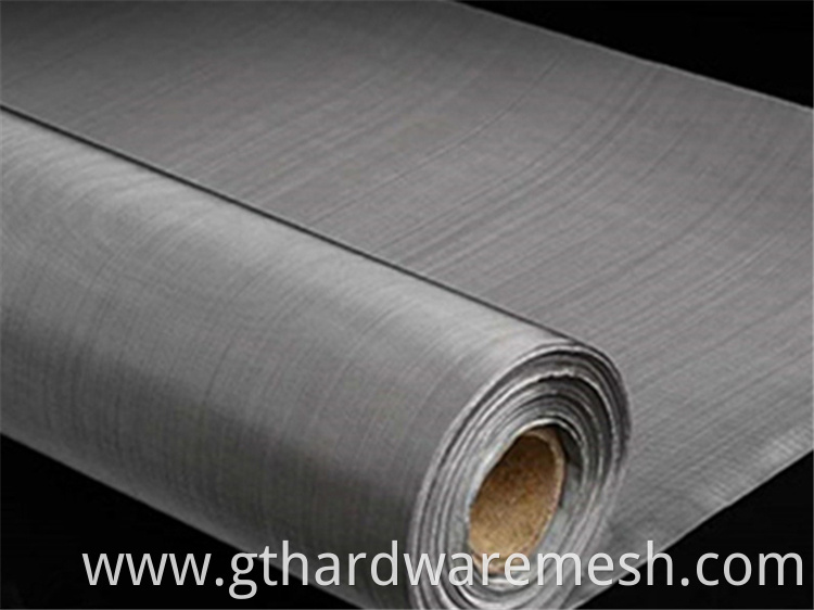 12 x 64 24 x 110 mesh plain dutch weave stainless steel wire mesh filter cloth for plastic extruder